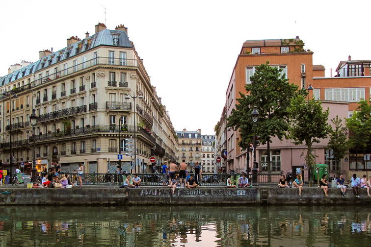alentours canal saint martin